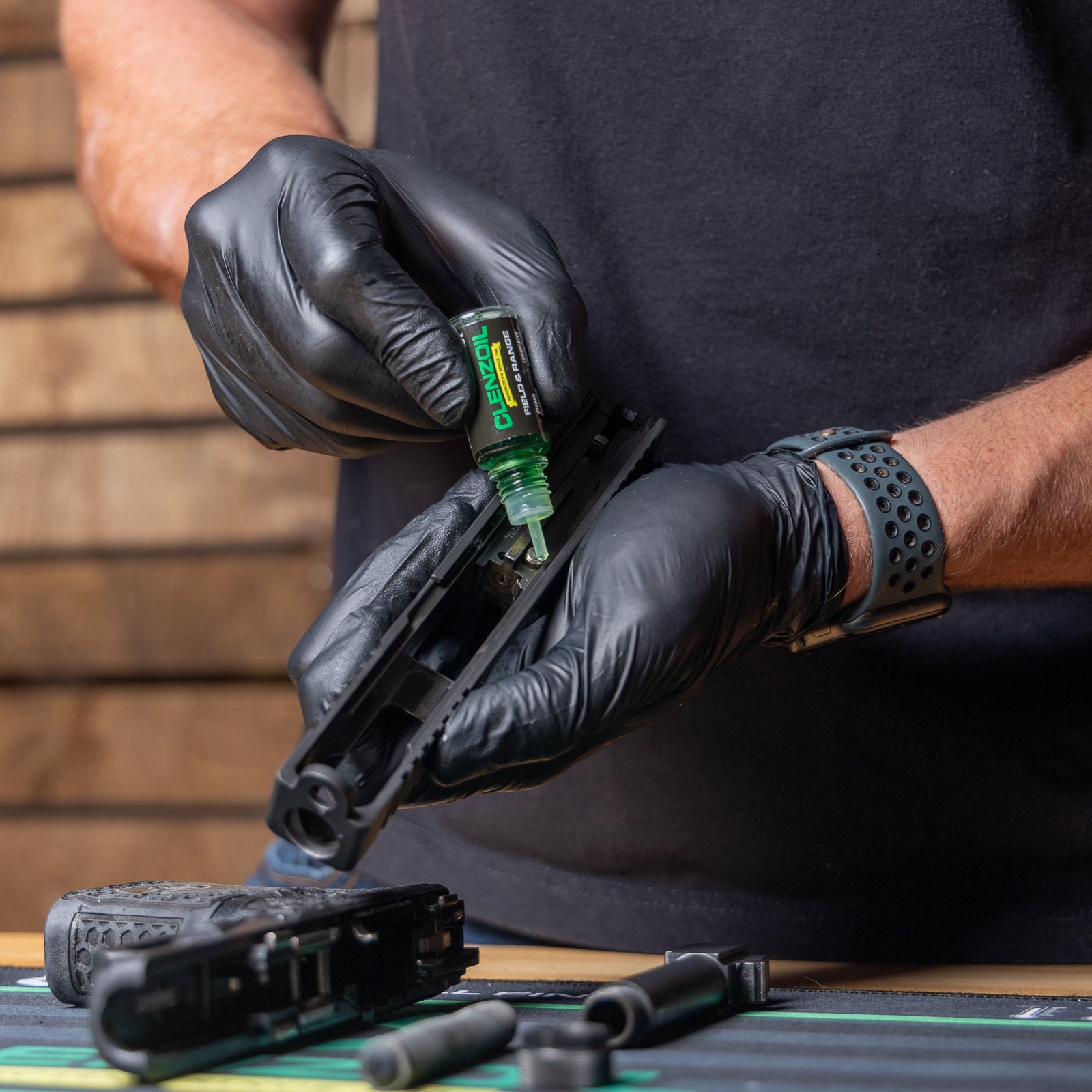 Clenzoil Pistol Cleaning Kit – Pistol Basics – Compatible with .40 Cal / 10MM