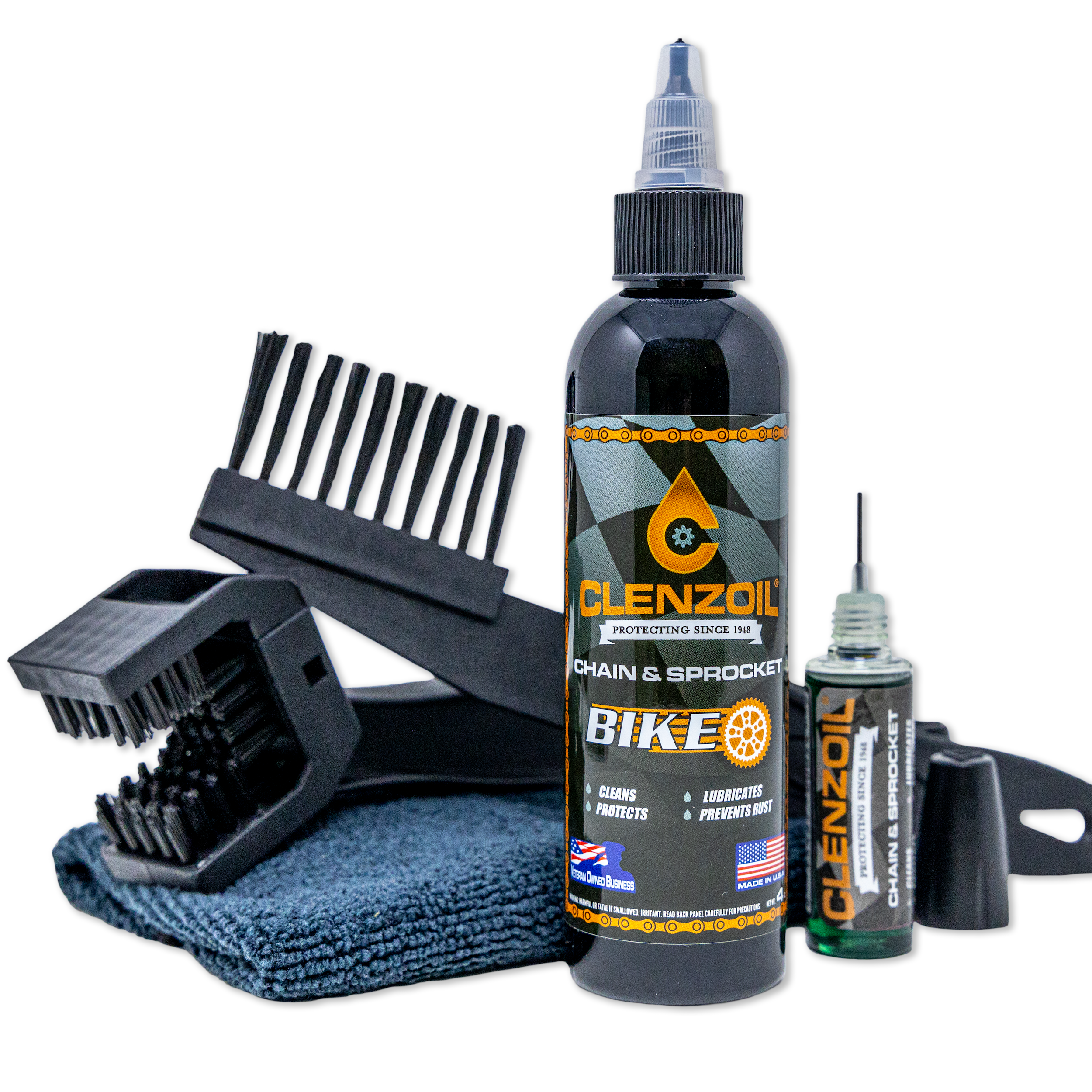 Clenzoil CLP - Chain & Sprocket - Cleaning Kit Bundle