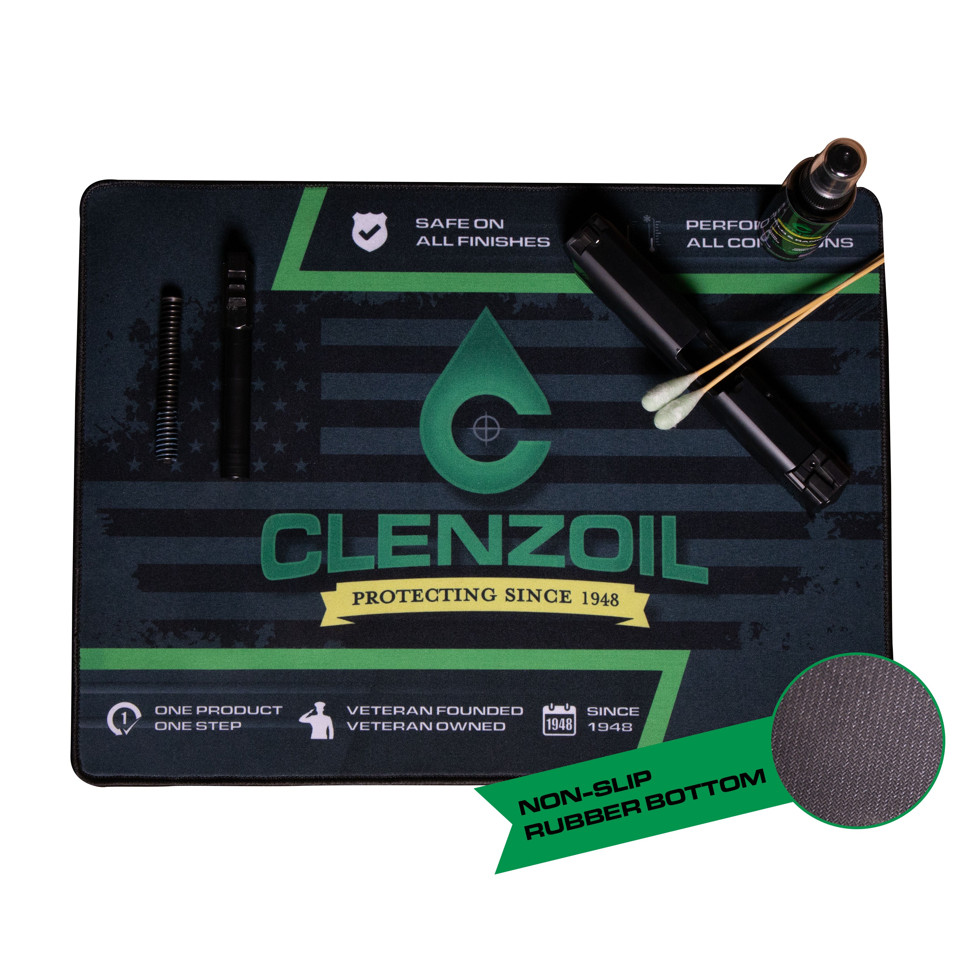 Clenzoil Pistol Cleaning Mat - 17"W x 12"H