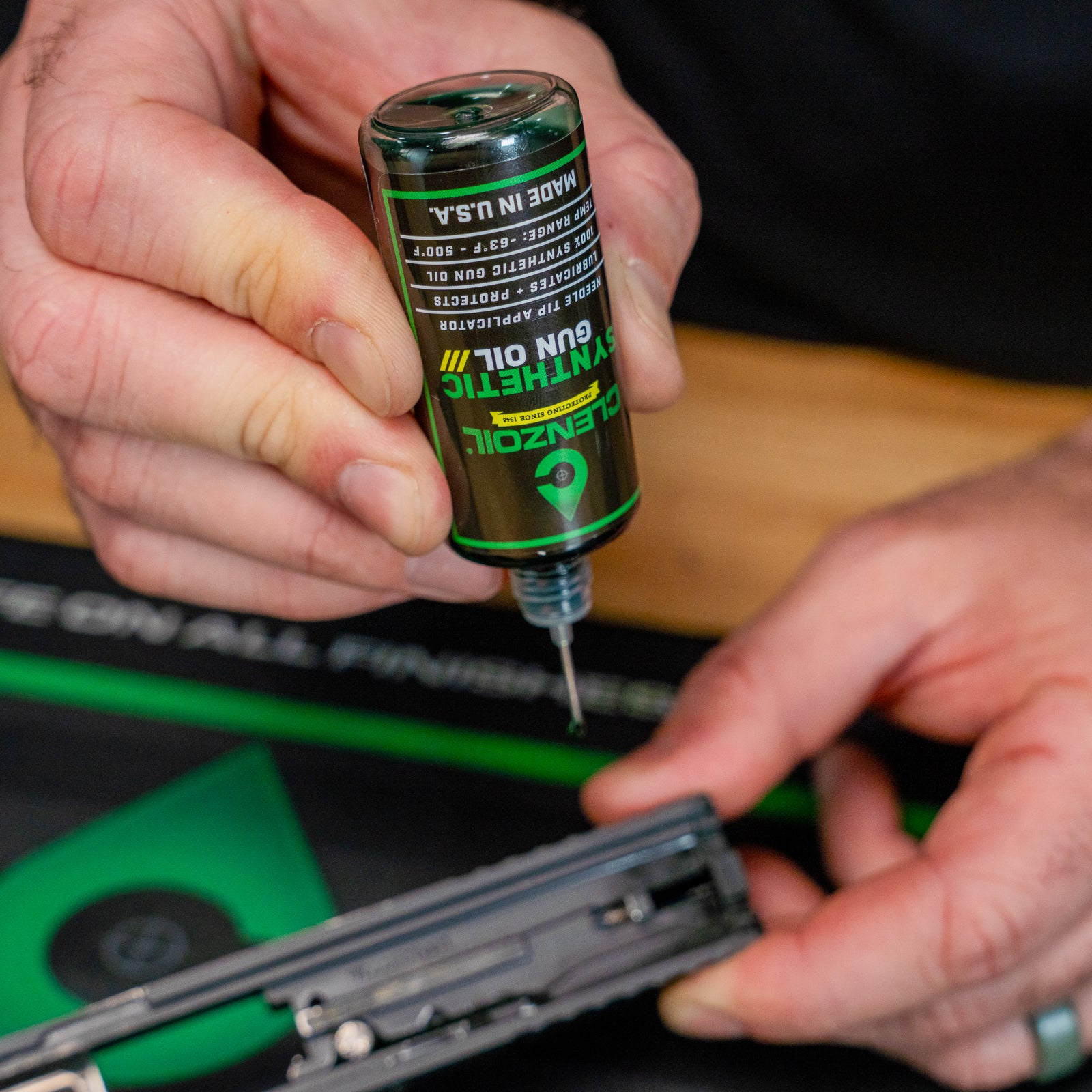 Clenzoil Synthetic Gun Oil – Field & Range – 1 oz Needle Oiler