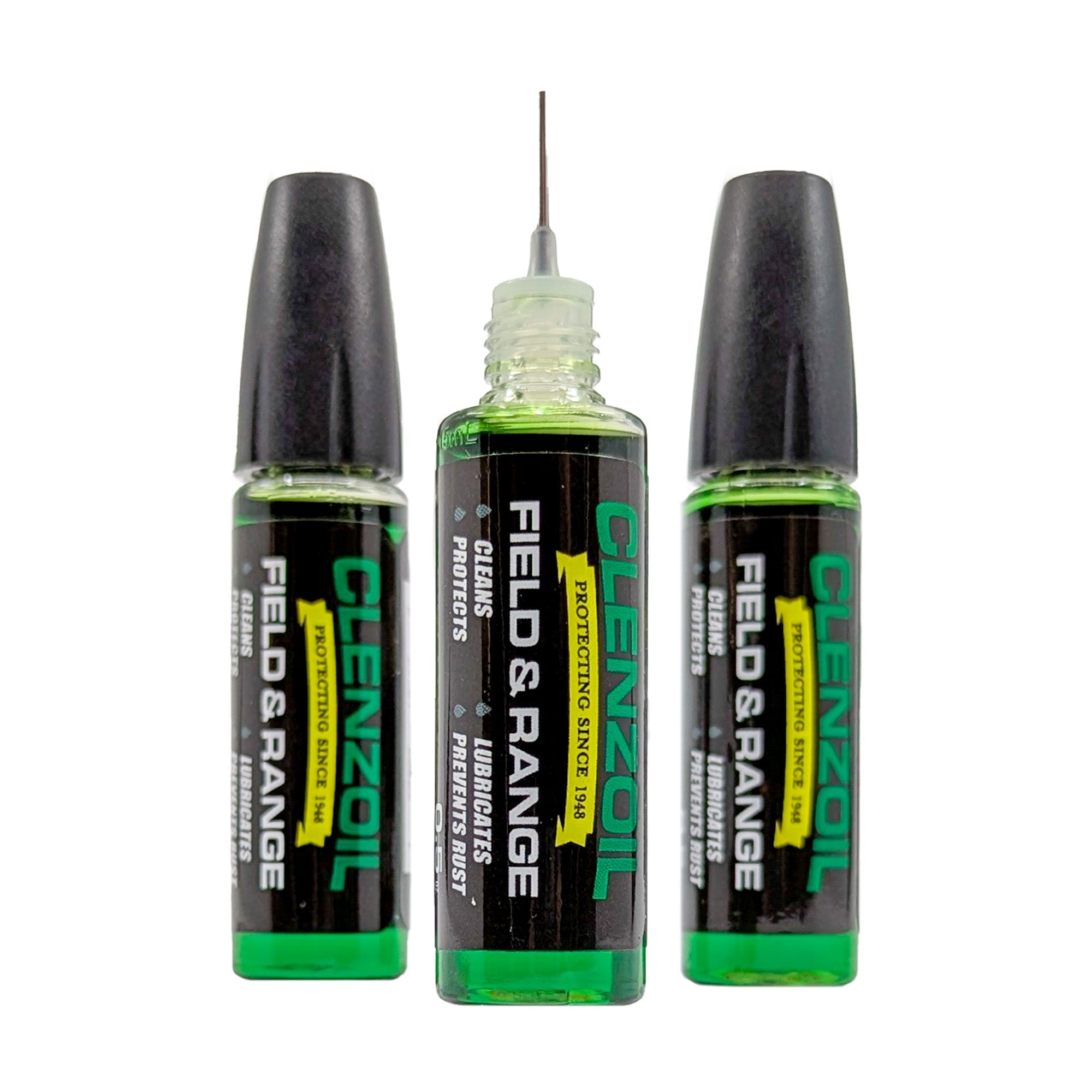 Clenzoil CLP - Field & Range - Precision Pack - 0.5 oz Needle Oilers (3 Per Pack)