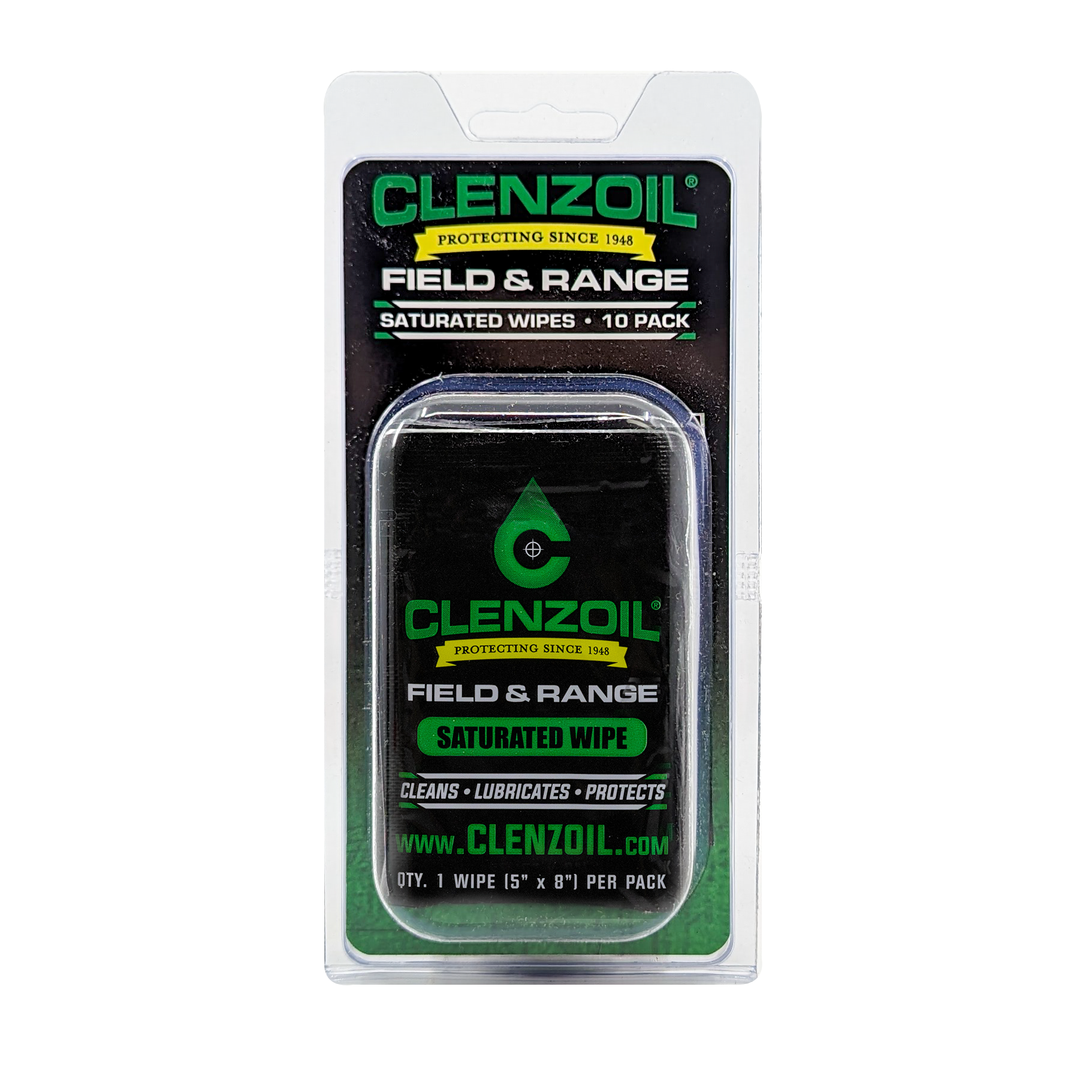 Clenzoil CLP – Field & Range – Pre-Saturated Single-Use Wipes 10-Pack