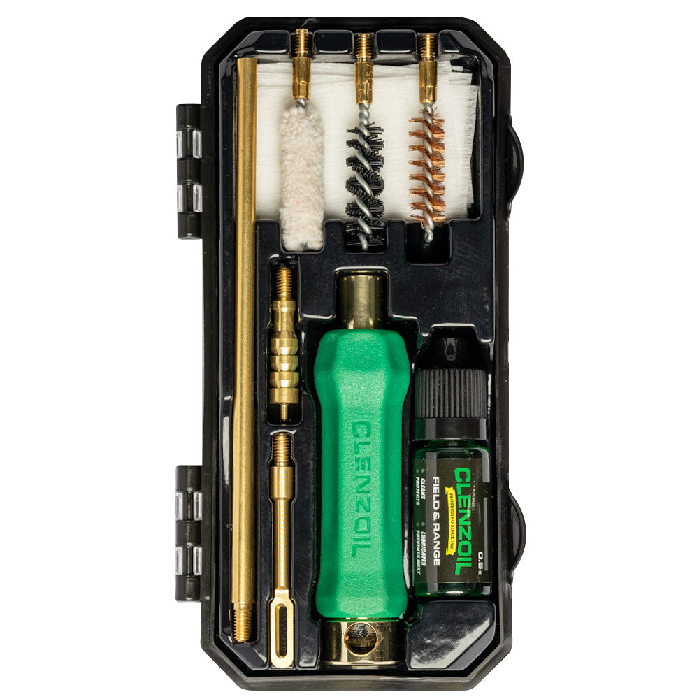 Clenzoil Pistol Cleaning Kit – Pistol Basics – Compatible with .40 Cal / 10MM