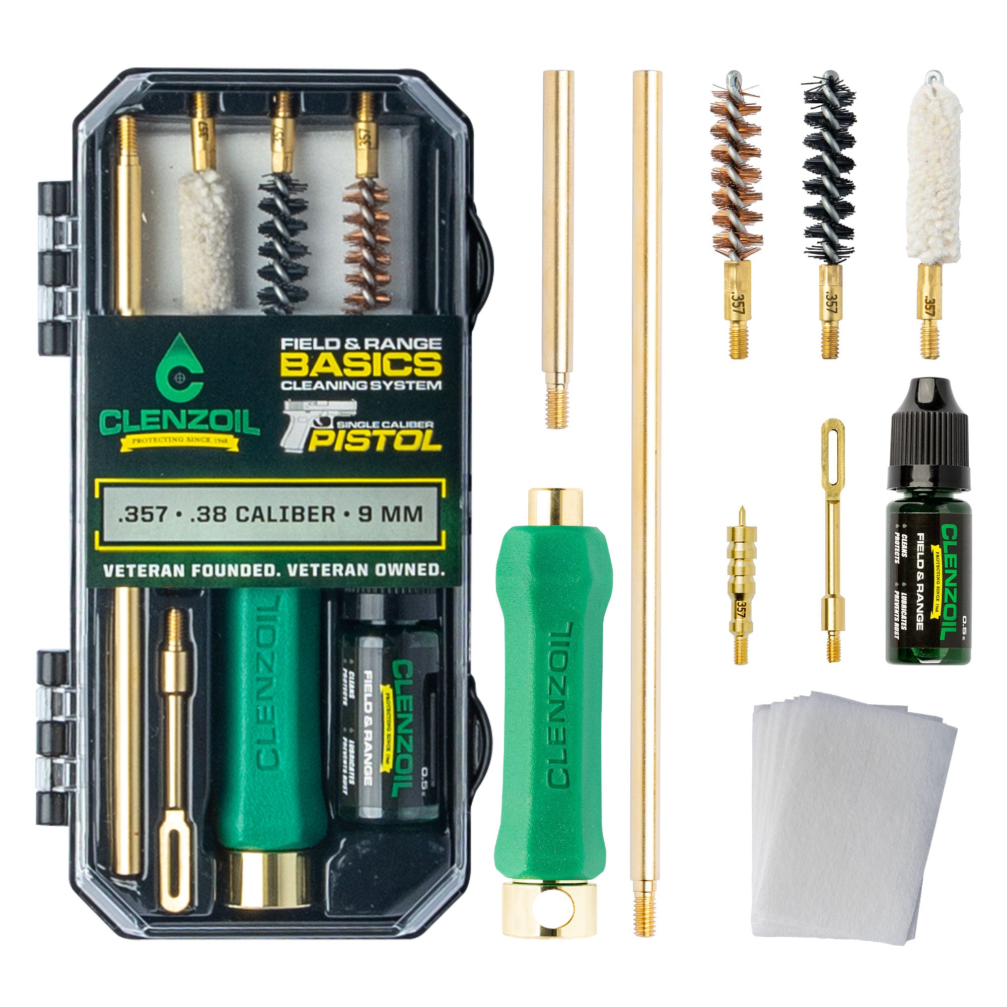 Pistol Basics Single Caliber Cleaning Kit