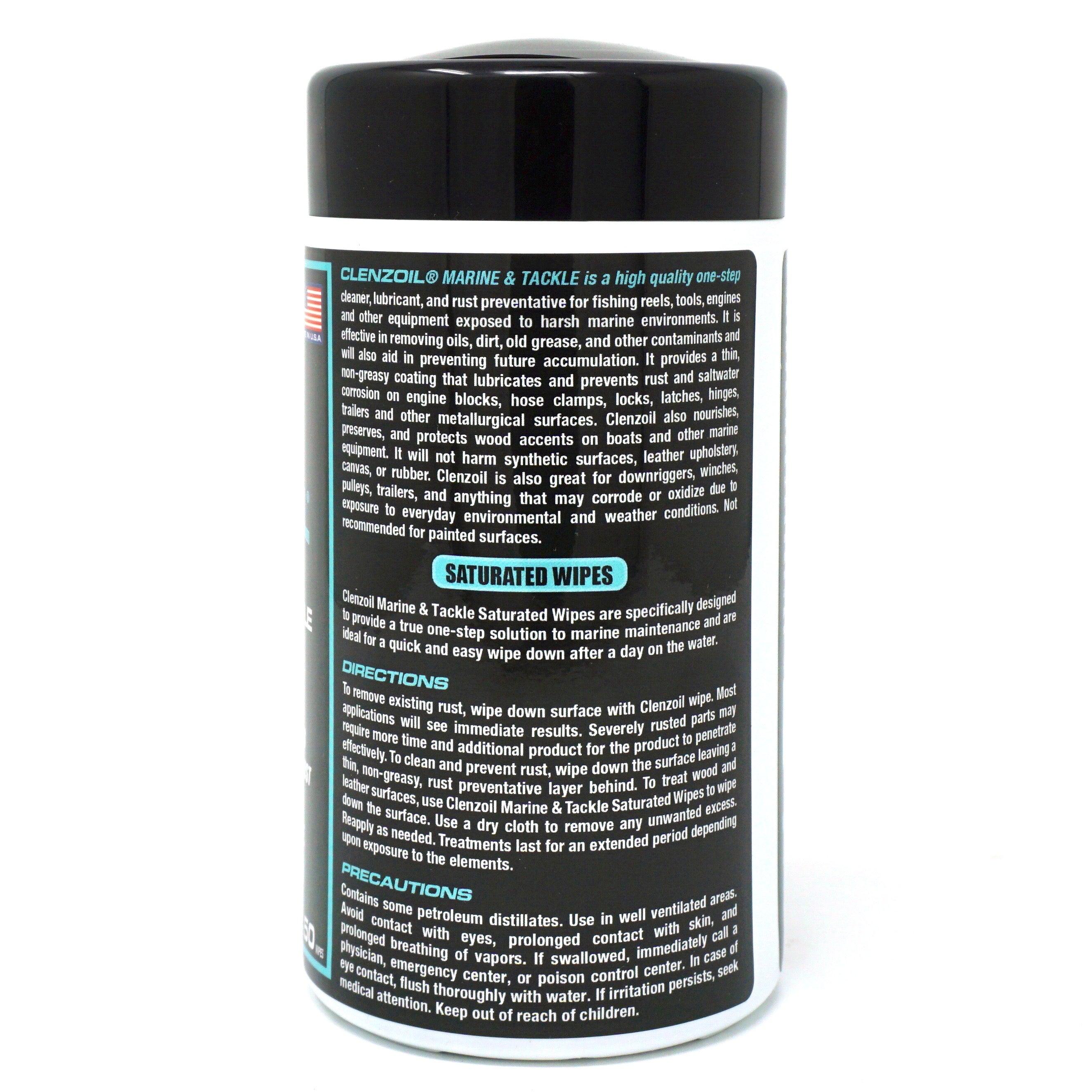Marine & Tackle Saturated Wipes - Clenzoil Unlimited