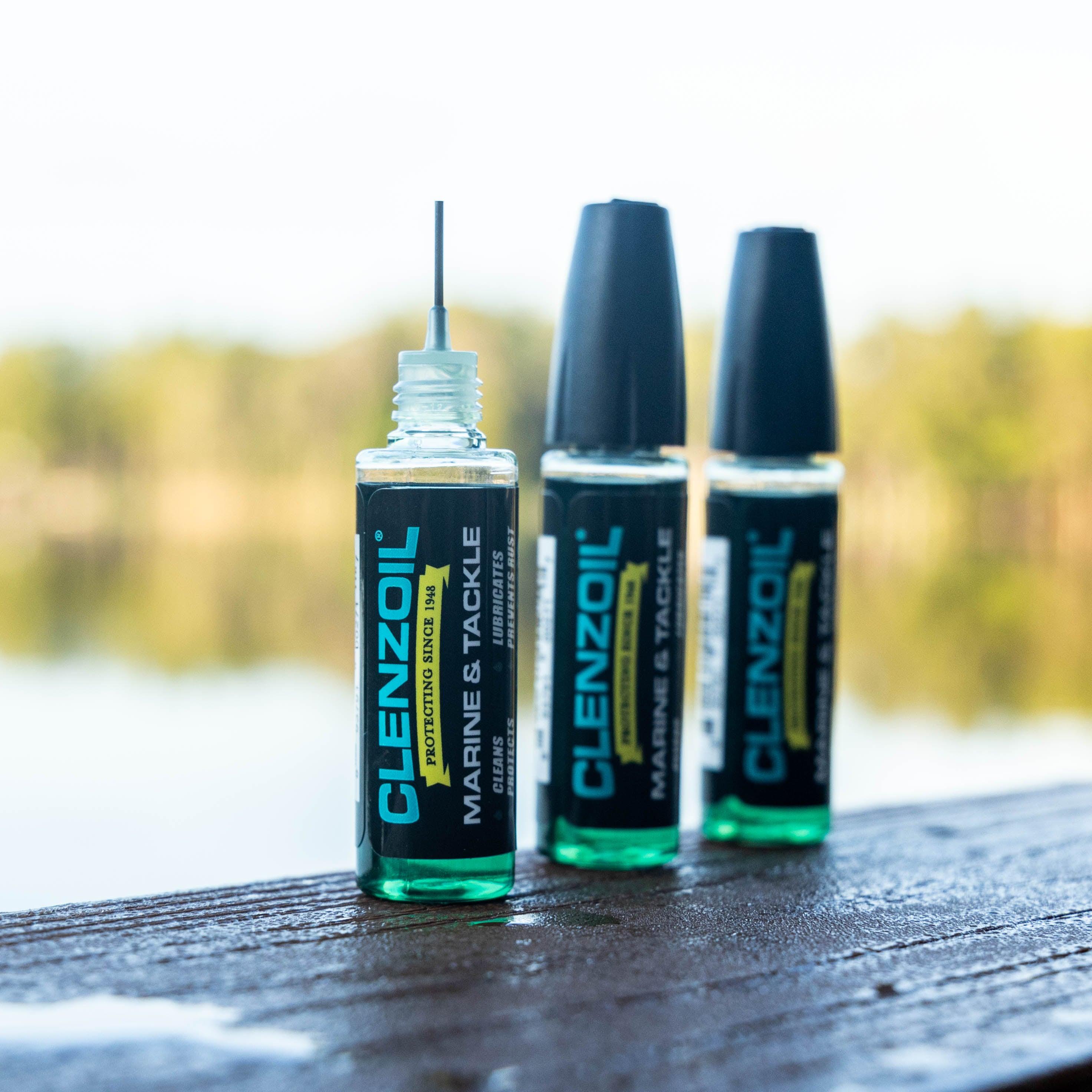 Marine & Tackle 0.5 oz. Needle Oiler - Three Pack Bundle - Clenzoil Unlimited