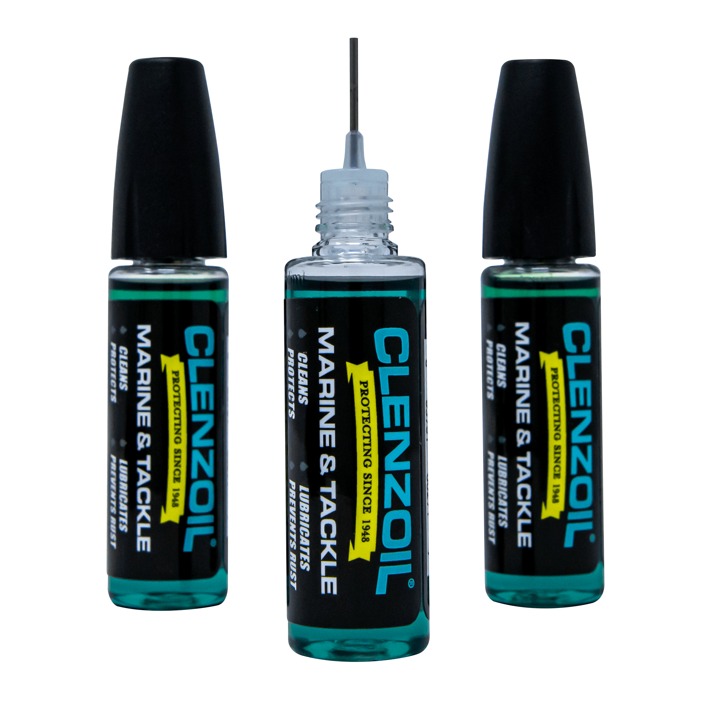 Marine & Tackle 0.5 oz. Needle Oiler - Three Pack Bundle - Clenzoil Unlimited