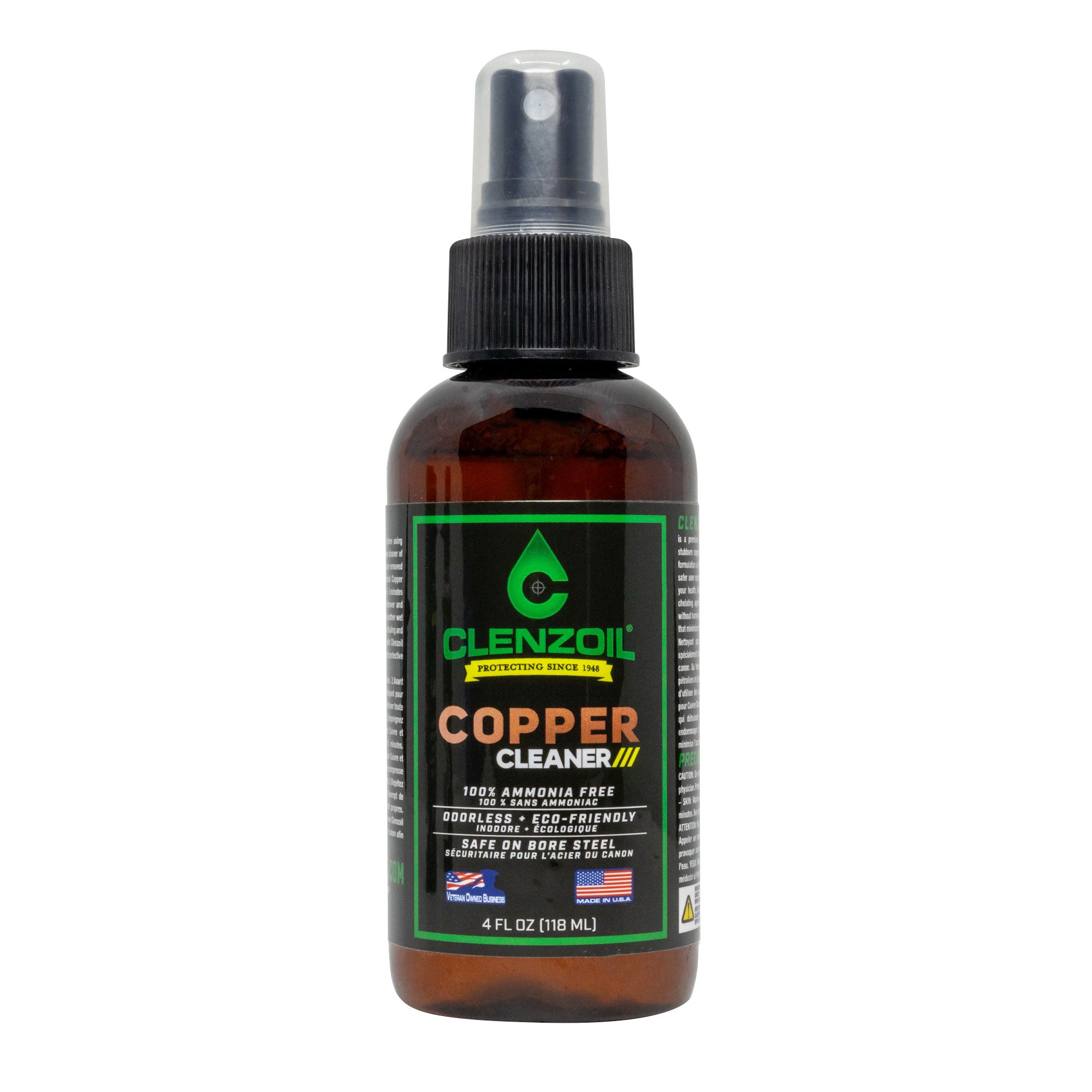 Clenzoil Copper Cleaner - Field & Range - 4 oz Pump Sprayer