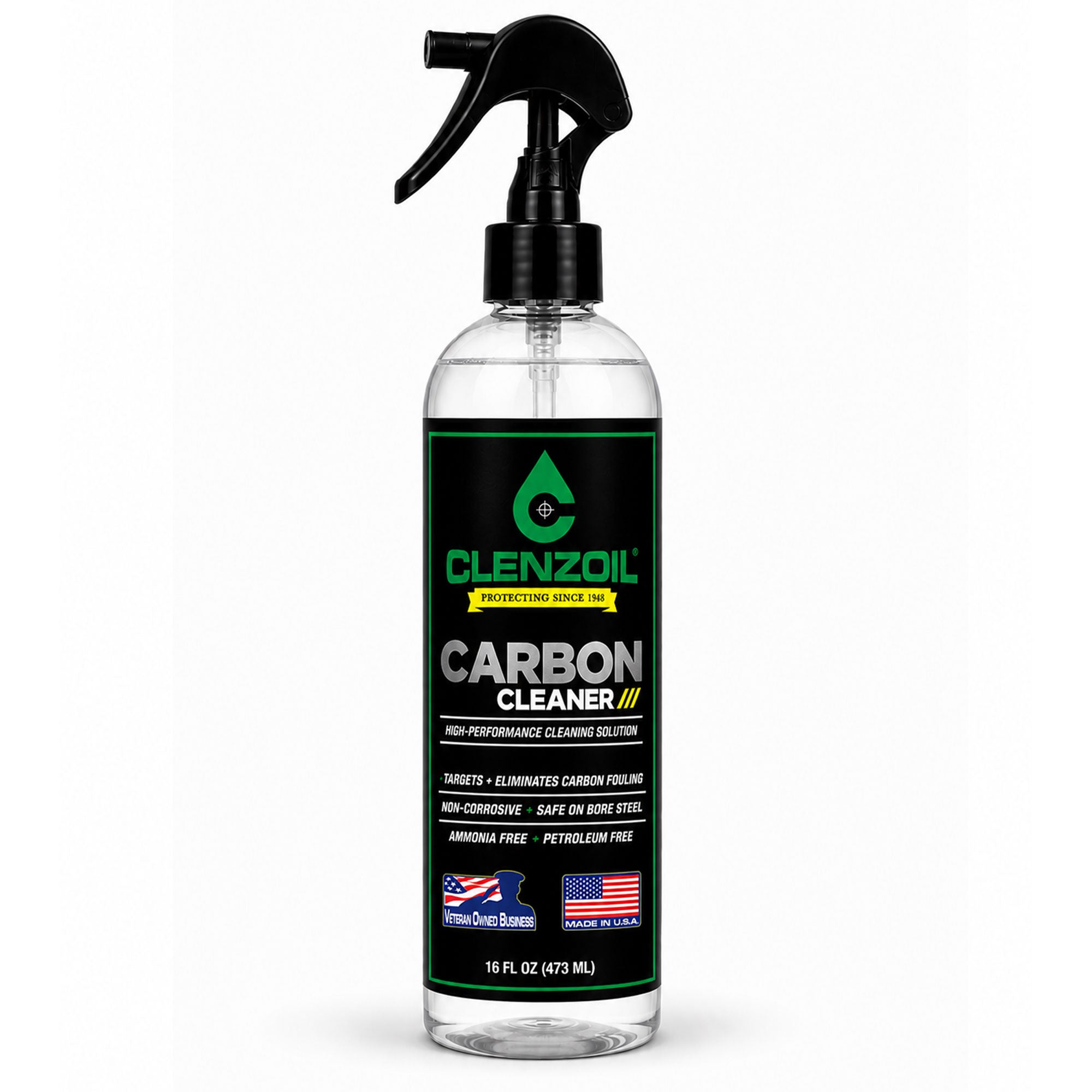 Clenzoil Carbon Cleaner - 16 oz Trigger Sprayer | Solvent-Free