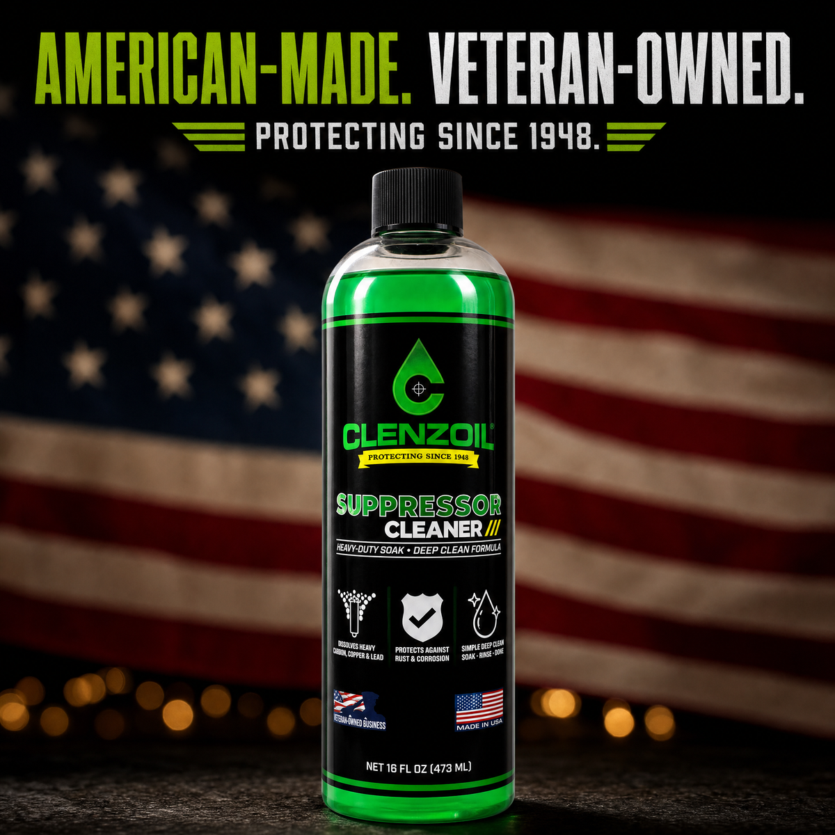 Clenzoil Suppressor Cleaner - Field & Range - 16 oz